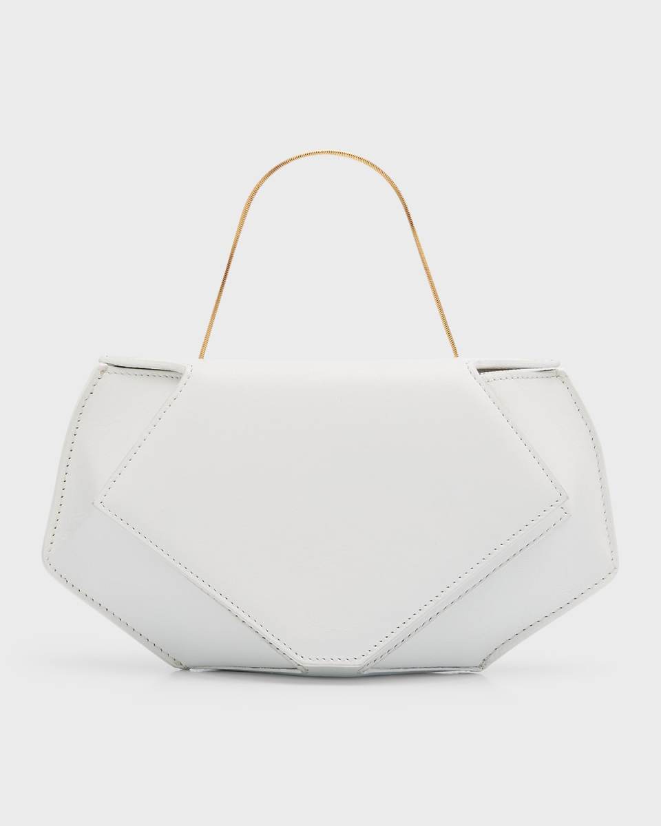 Mae Evening Clutch Bag in Leather